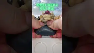 Bowser Amiibo Gets Turned into AI Slime! Satisfying Short
