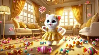 😻Adorable Cat Orders Truck Full of Candy🍭 #cat #ai #catlover #catvideos  #aicat