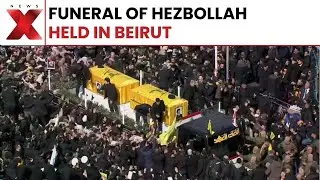 Funeral of Hezbollah: Crowds Attend Funeral Of Hezbollah Military Leader Killed By Israel | NewsX