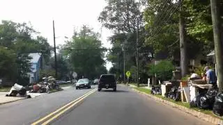Springfield Ave, Cranford, post Irene flooding