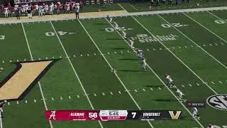 P4 Slow Sim League - #1 Alabama vs Vanderbilt