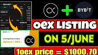 Big Announcement 💥 Openex New Update / Openex Listing On 5/June Confirm 😱1oex = $1000 🤑🎉#openex #oex