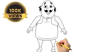 How to draw Motu step by step