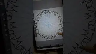 Mandala 2 digital paint 🎨 @colourcreation #shorts