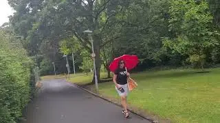 Conhecendo um pouquinho do interior da Irlanda, viagem de trem.