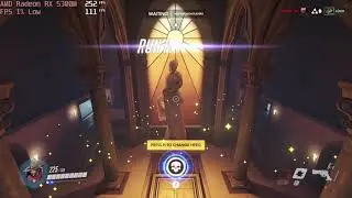 🎮 AMD Radeon RX 5300M - Overwatch gameplay benchmarks (1080p)