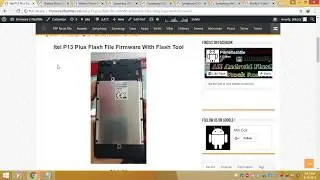 Itel P13 Plus Flash File Sing Firmware Hang Dead Fixed Done