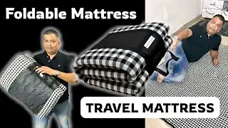 Sleepezee Premium Foldable Mattress || Travel Matress || Unboxing & Review 