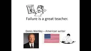 failure is a teacher
