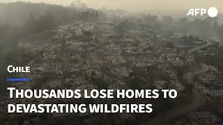 'Devastating': Penco residents describe how Chile wildfires destroyed their homes | AFP