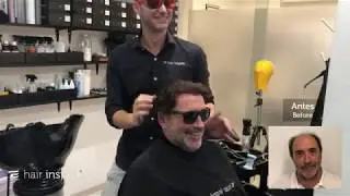 Aplicaci&oacute;n de pr&oacute;tesis capilar indetectable (Xavier) parte 1 &ndash; Hair Inspira