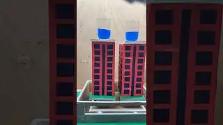 Earthquake Resistant Building Model | Disaster Management Project #shortsfeed  | DIY Nakul Sahu Art