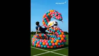 Boy Pops Giant Balloon Snake with a Ball &ndash; Tappa Tap! 🎈#shorts #youtubeshorts #shortsfeed #trending