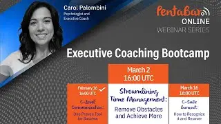 PentaBAR Webinar Series // Streamlining Time Management: Remove Obstacles and Achieve More [2/3]