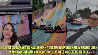 Masa Kecil Kurang Bahagia❗Kenny Austin Sumringah Main Seluncuran Warna-warni, Amanda Manopo Gelisah