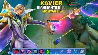 XAVIER POWER FULL DAMAGE ONE SHOT KILL MONTAGE#4 | MOBILE LEGENDS
