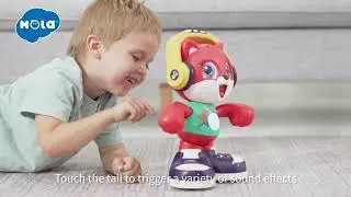Hola Musical Dance & Talkback Cat &ndash; Fun Music & Talking Toy for Toddlers | Naivri