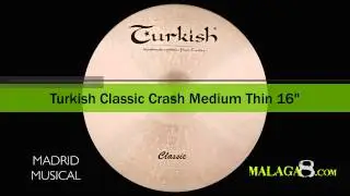 Platos Turkish Classic Crash Medium Thin 16