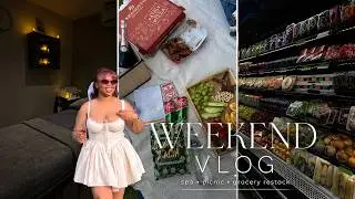 Daily vlog || Spa Date || Picnic date || Grocery run