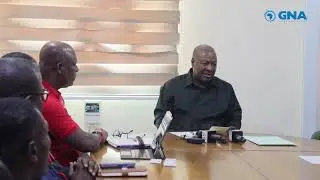 President Mahama Tours Public Service Media, Pledges Government Support‎