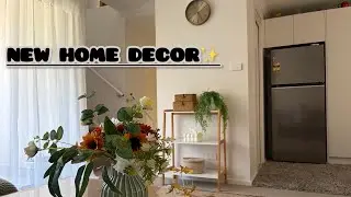 Decorating My New Home 🏡 | Balcony Cleaning, Living Room & Kitchen + Cooking دکوراسیون خانه جدید 🏡 