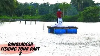Unique Fish Feeding System | Fish Farming In Bangladesh|Pangas Fish|Bangladesh Tour Part 1