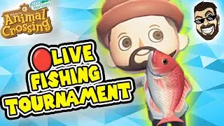 🔴 ANIMAL CROSSING FISHING TOURNAMENT 🎣 | Winner Gets 1,000,000 Bells! | ACNH LIVE