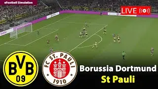 🔴Live- Borussia Dortmund gegen St Pauli | Bundesliga 2025/26 | eFootball PES21 Simulation