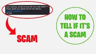 How To Tell If A Text Message You Received Is Fake / Trying To Scam You (Easy)