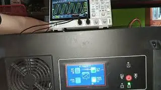 251225AVCAW663 test uji inverter 3kW 48V rackmount offgrid LF UPS LCD touschreen PSW