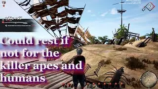 Last Oasis gameplay - Servers are back online - Top of the giant walker Mountain - Pvp and Pve