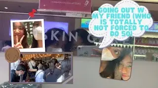 (first vlog) go out with me and my friend!! (totally did not force her) [IM BACKK!!!]