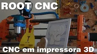 Apresentação e review CNC Caseira ROOT CNC