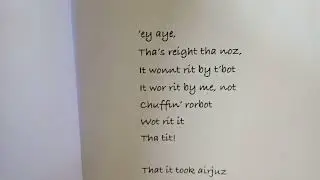 A I  - A YORKSHIRE PERSPECTIVE  (from Never Felt Felt Volume 2)