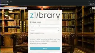 Z- Library, passo a passo- Acesso.