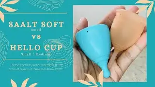 SAALT SOFT (Small) vs HELLO CUP (S/M) : Squish Comparison