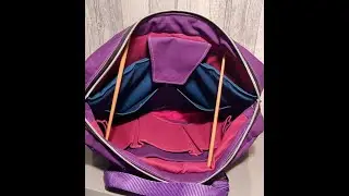 Percival laptop briefcase by RLR Creations ,part 3 interior front panel