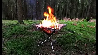 Firekorf a portable lightweight / all-in one firepit!