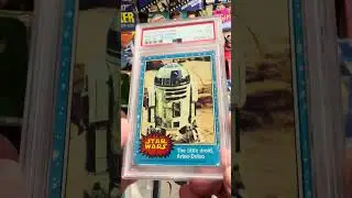 1977 Topps Star Wars r2d2 Rookie &mdash; Да пребудет с тобой сила #звездныевойны #коллекционированиекарт