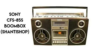 VINTAGE 1979 SONY CFS-85S BOOMBOX TESTING (SHANTISHOP) JAPANESE
