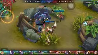 Mobile legends:Bang Bang Freya solo kills 5 heroes, SAVAGE KILL.