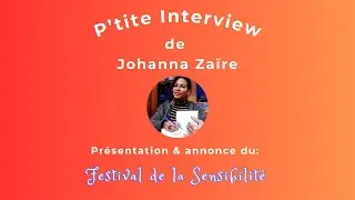 Annonce FESTIVAL 3e édition- avec Johanna Zaïre