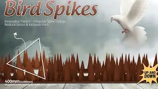 Anti Bird Pigeon Squirrel Raccoon Defender Animal Deterrent Bird Spikes