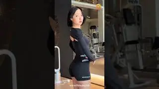 Leg Day Routine for Glutes 🍑 #beauty #chinesegirl