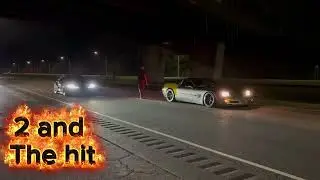 Supercharged C5 vs Turbocharged Supra street race 