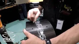 Trick Drums Custom AL13 Hand Engraved Snare Drum