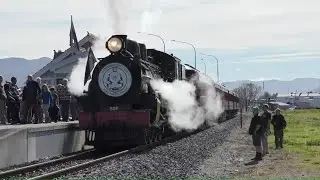 Passchendaele Steam train. Picton New Zealand