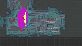 Multimodal Navigation - Kidnapped robot recovery (alpha slow at 0.01)