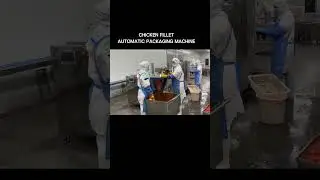 chicken fillet automatic packaging machine#vacuumpackagingmachine #foodpackagingmachine