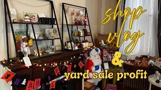 Shop Vlog | Yard Sale Payout & Setting Up For My Next Sale